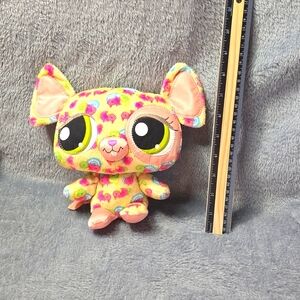 Littlest Pet Shop Happiest Mouse Plush Stuffed Animal Yellow 2008, 8"